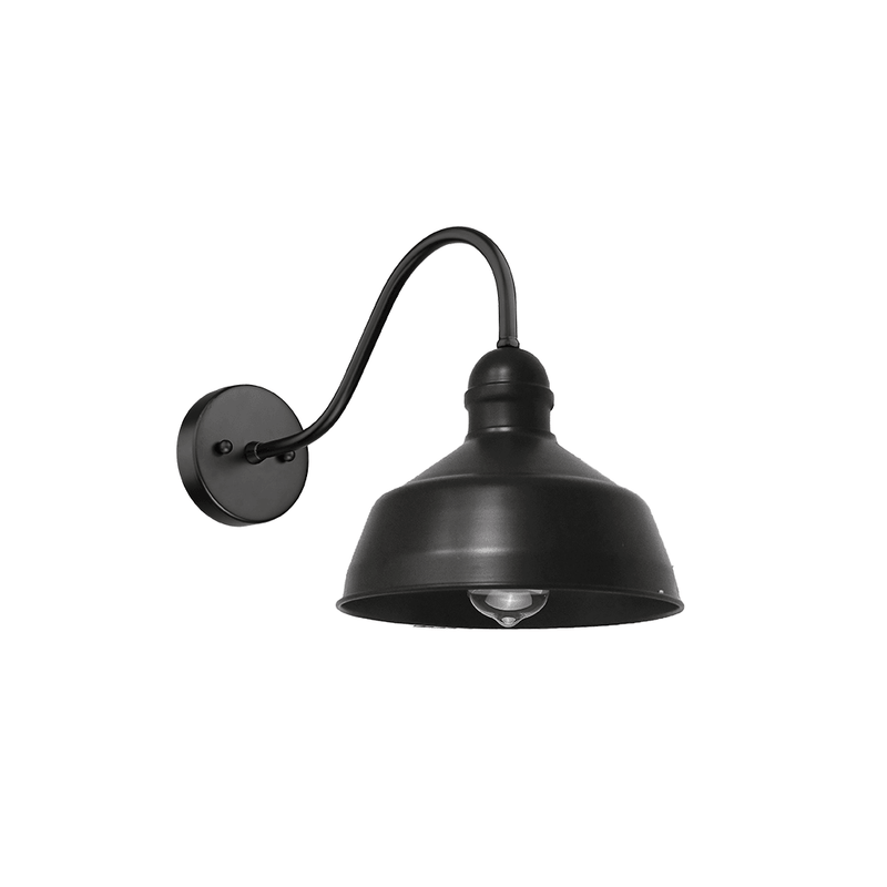 Gooseneck Light Fixture Outdoor Black Barn Light Wall Mount Farmhouse ...